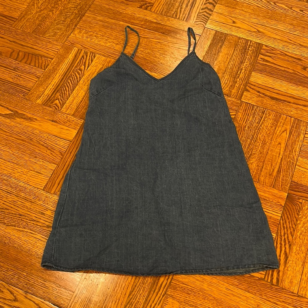 Aritzia Wilfred Free Denim Mini Dress